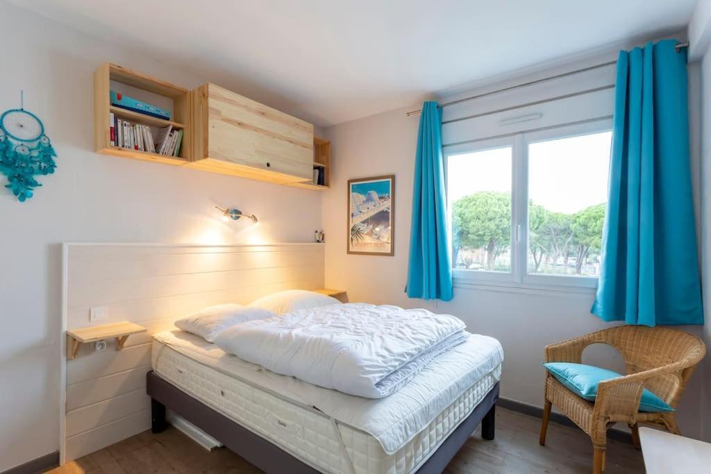 Chez Laurence - Elegant Appartement Climatise Avec Wifi Et Parking La Grande Motte Exterior photo